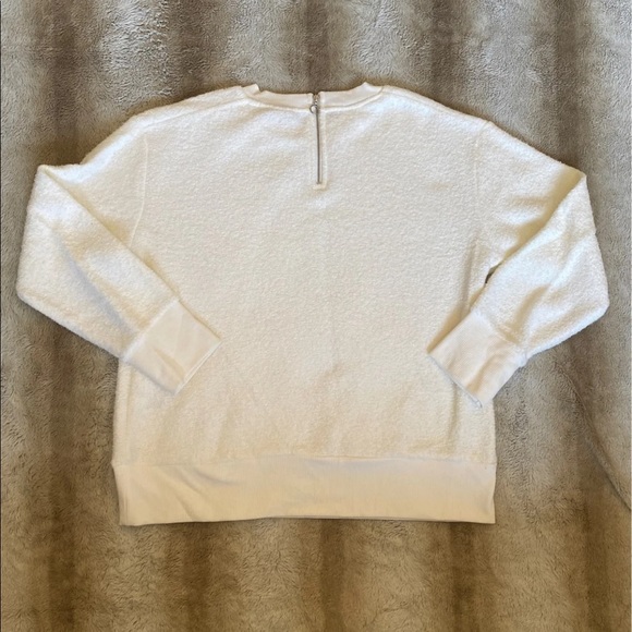 Ava & Viv Crewneck Pullover Sweater Cream 1X - Picture 2 of 7